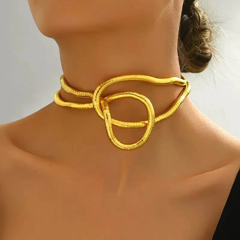 Snake-Shaped Necklace