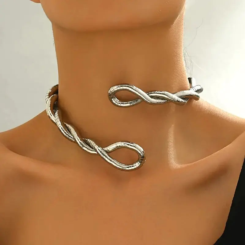 Snake-Shaped Necklace
