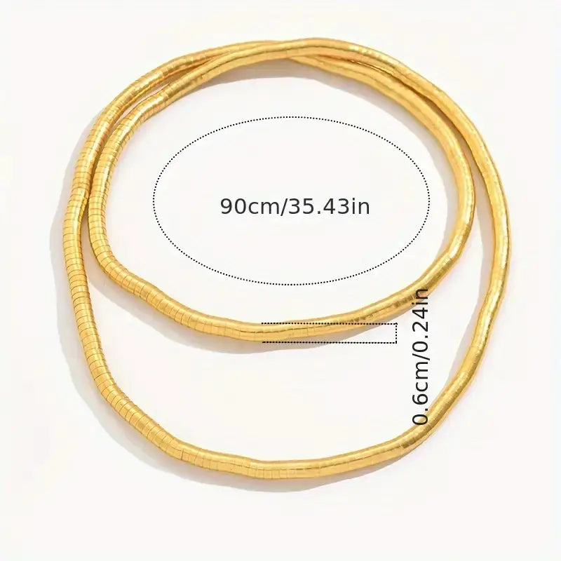 Snake-Shaped Necklace
