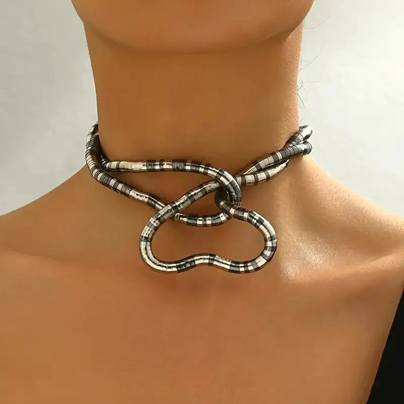 Snake-Shaped Necklace
