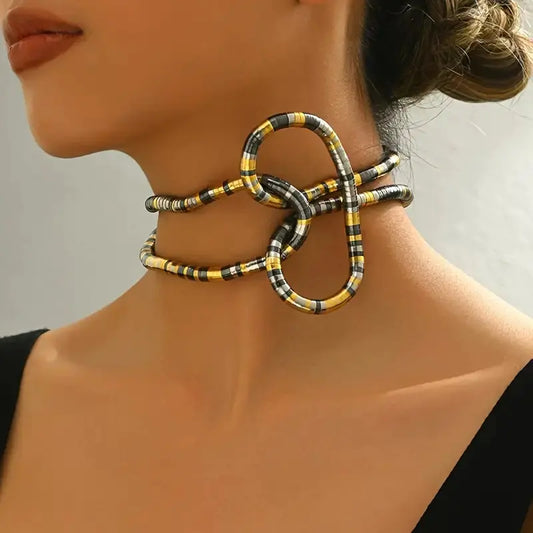 Snake-Shaped Necklace